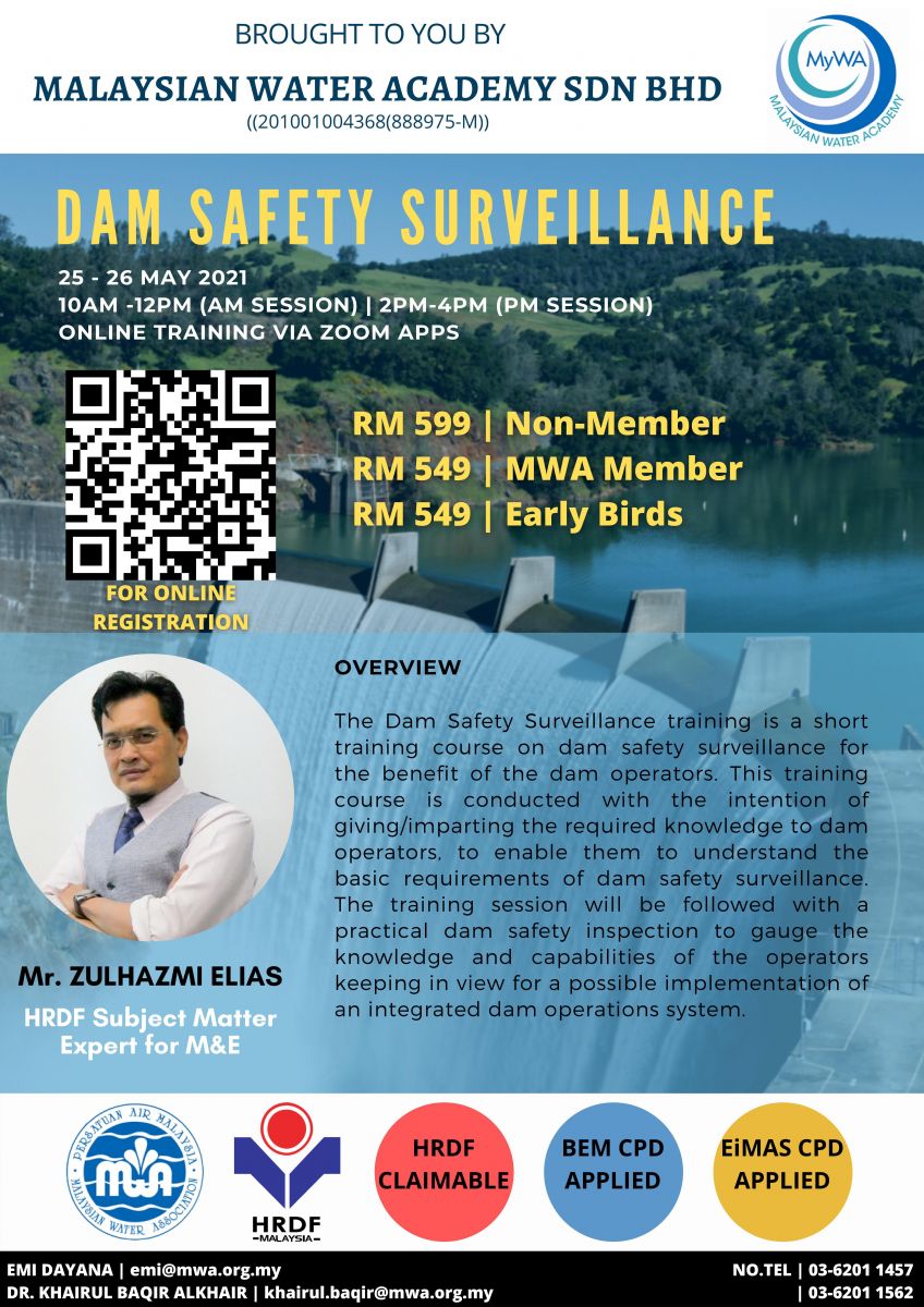 Mywa Online Training Dam Safety Surveillance